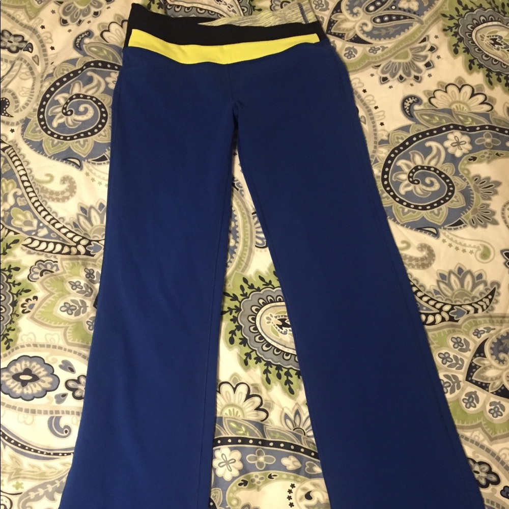 Lululemon Blue Yoga Pants Size 8